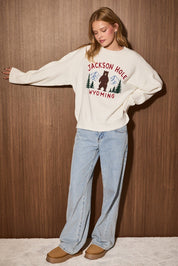 Jackson Hole Bear Knit Sweater - Westly