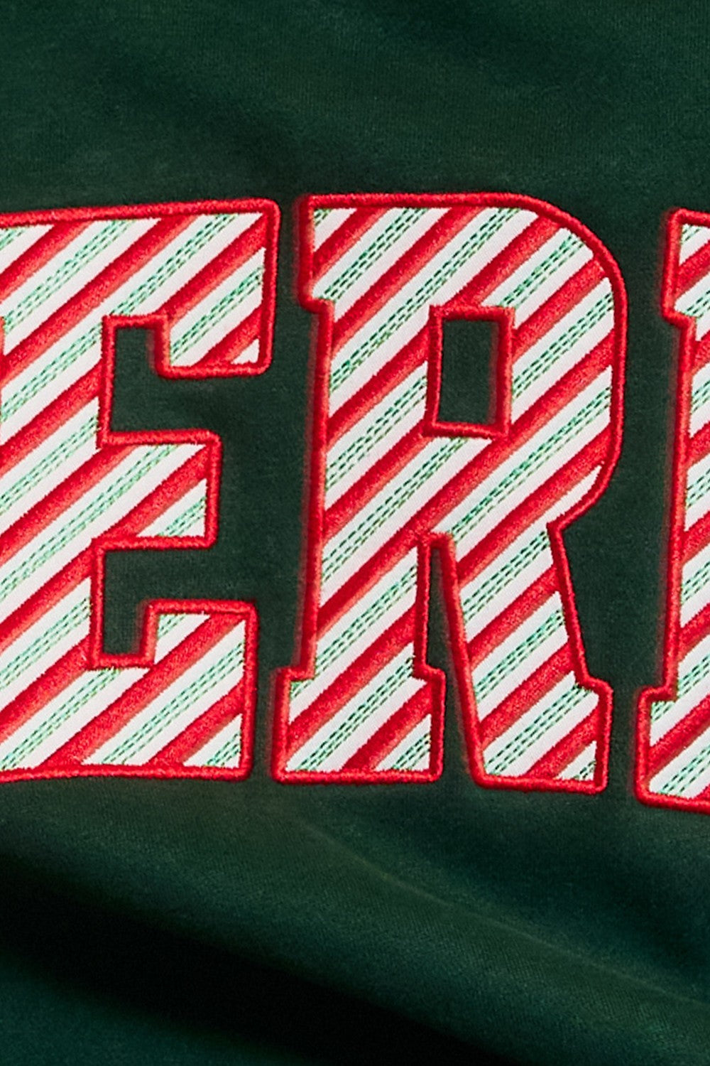 Jolly Days Applique Sweatshirt - Christmas Green