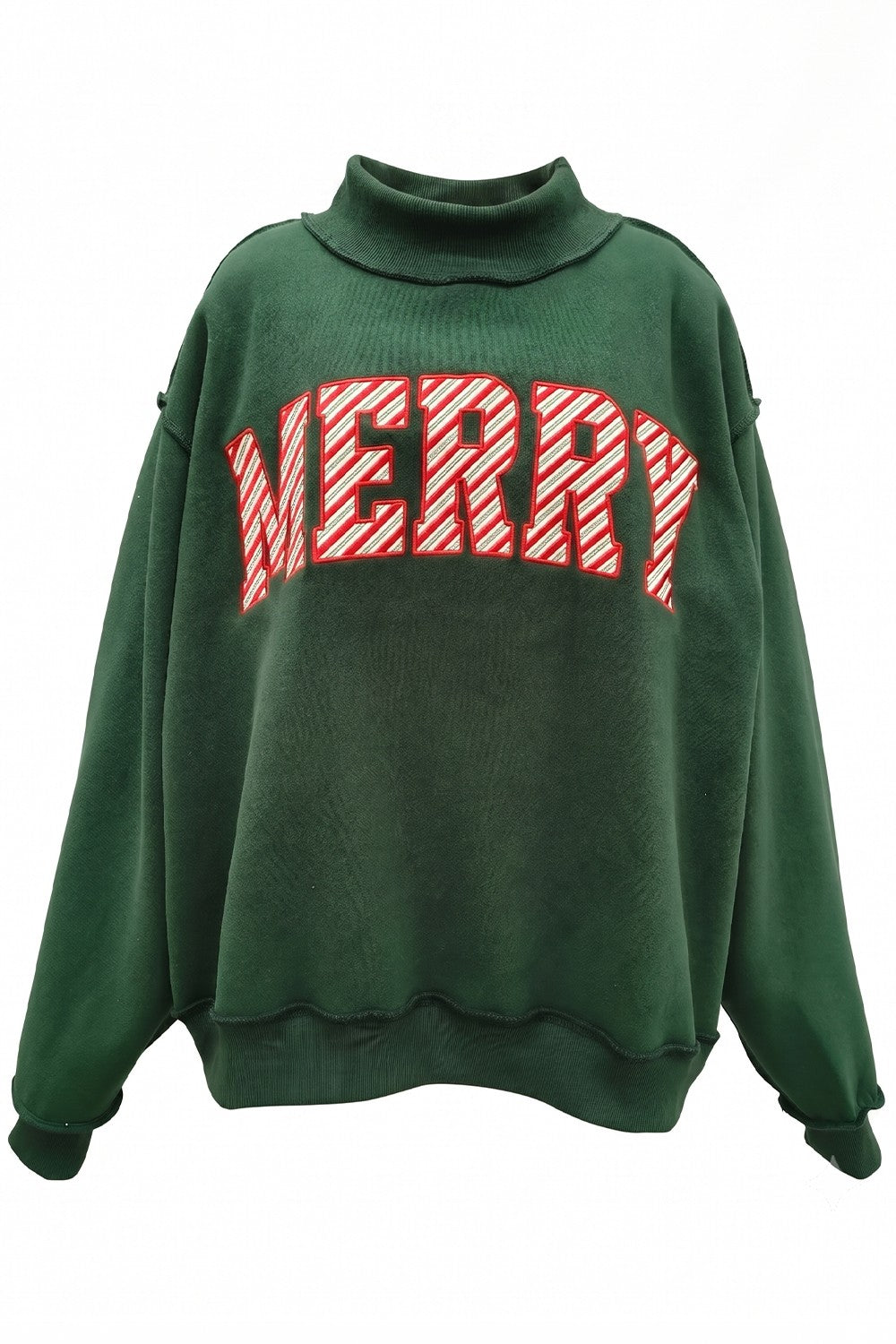 Jolly Days Applique Sweatshirt - Christmas Green