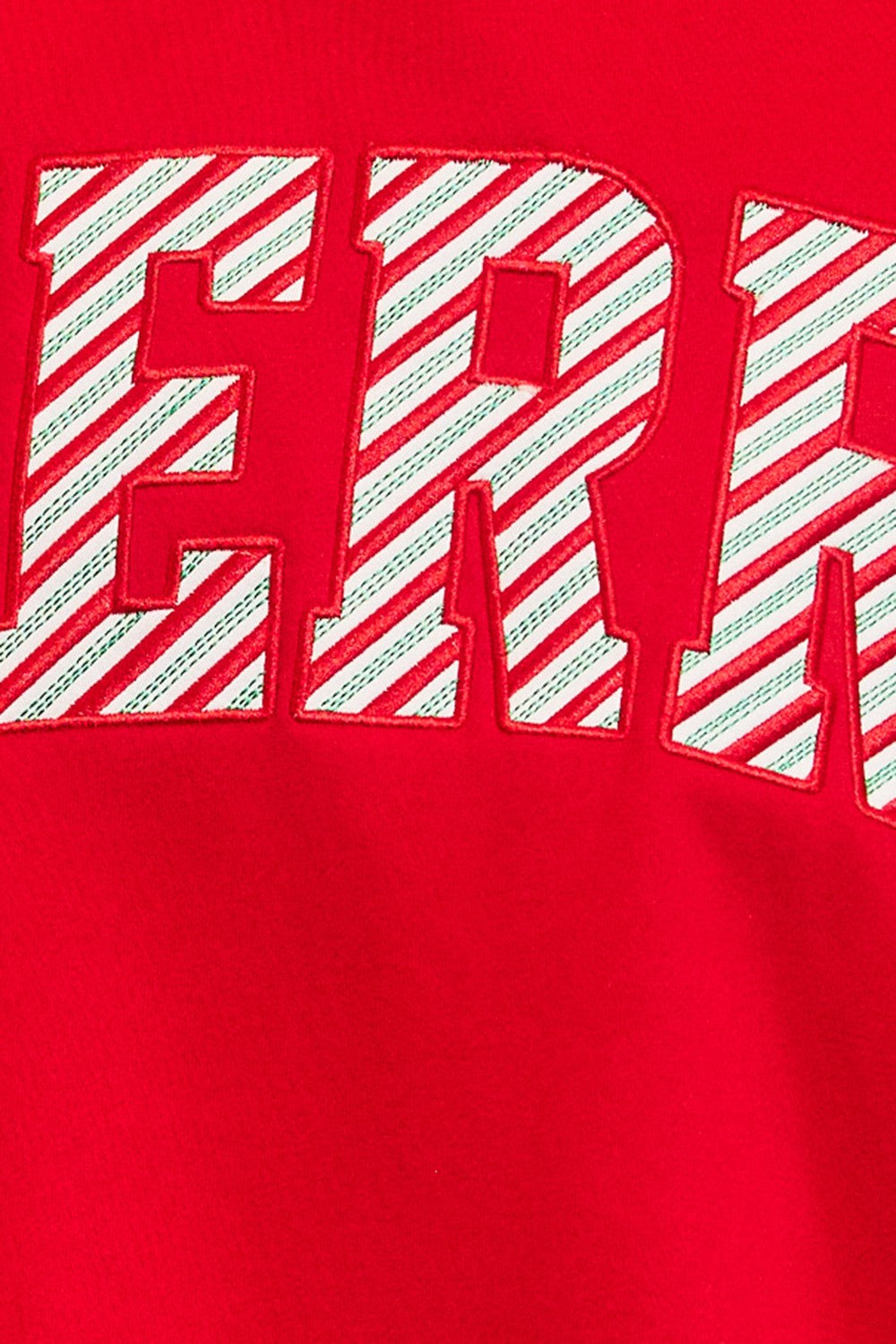 Jolly Days Applique Sweatshirt - Red
