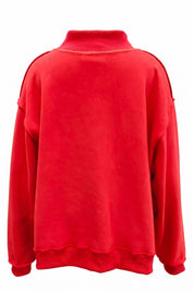 Jolly Days Applique Sweatshirt - Red