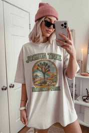 Joshua Tree National Park Retro Oversized Graphic Tee - Westly