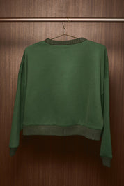 Joy Ride Embellished Cropped Sweatshirt - Westly