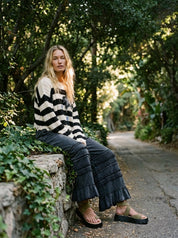 Jude Denim Striped Sweater - Westly