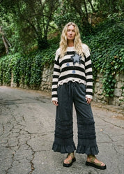 Jude Denim Striped Sweater - Westly