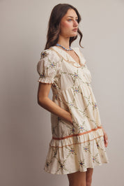 June Embroidered Prairie Dress - Westly
