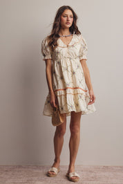 June Embroidered Prairie Dress - Westly