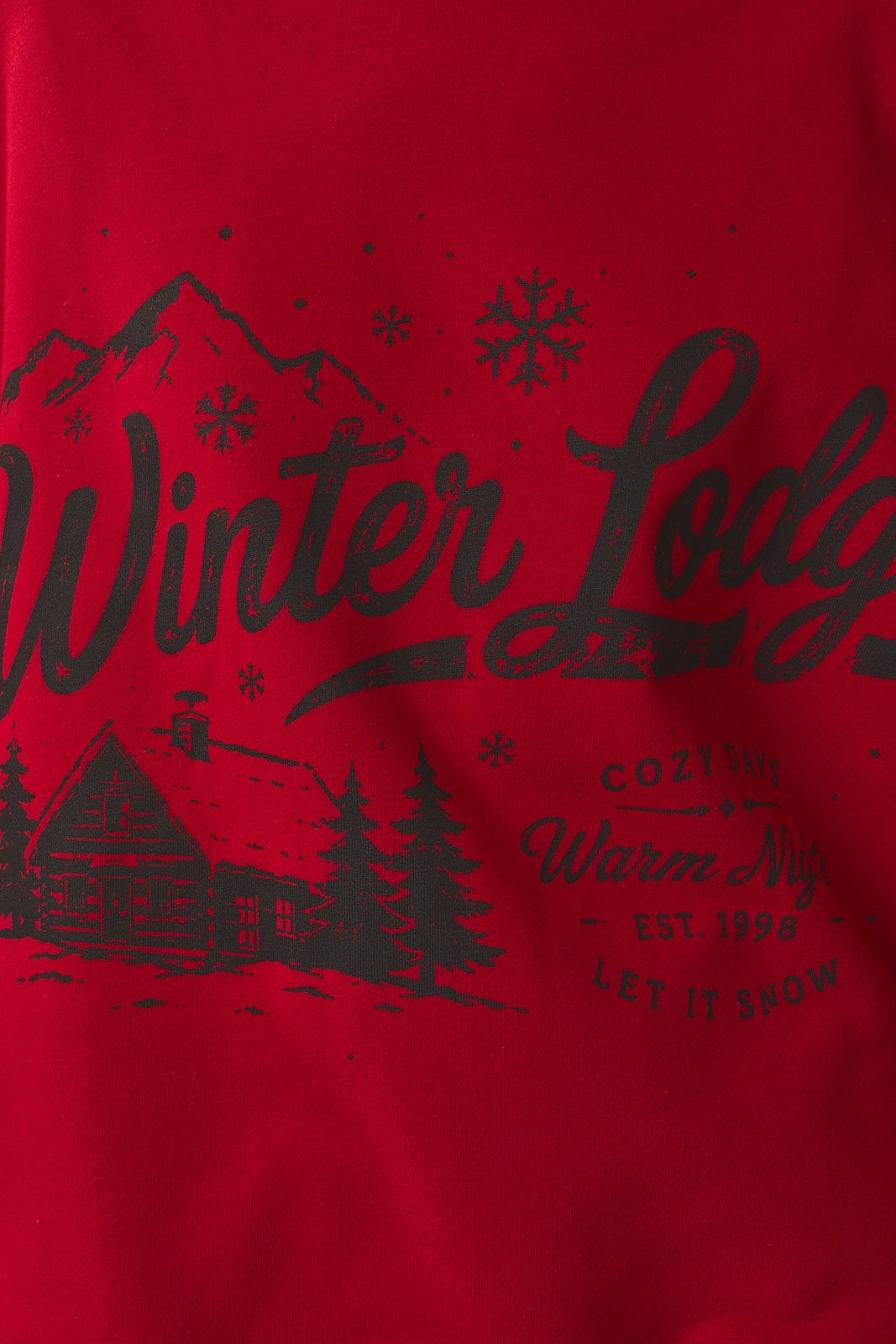Juniper Lodge Graphic Sweatshirt - Red