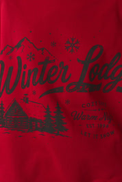 Juniper Lodge Graphic Sweatshirt - Red