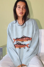 Kenai Trout Graphic Knit Sweater - Westly