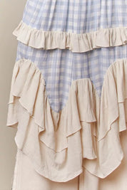 Kenzie Gingham Layered Tunic - Westly