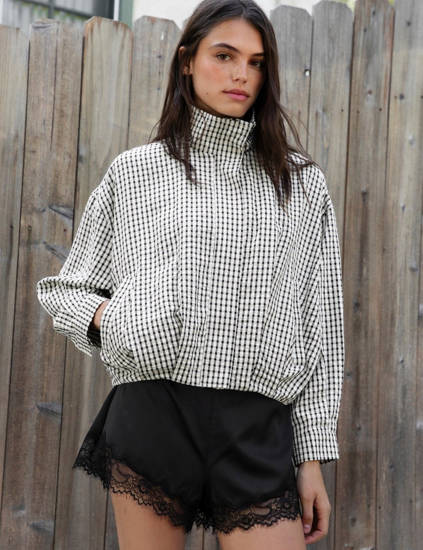 Keswick Gingham Bomber Jacket - Westly