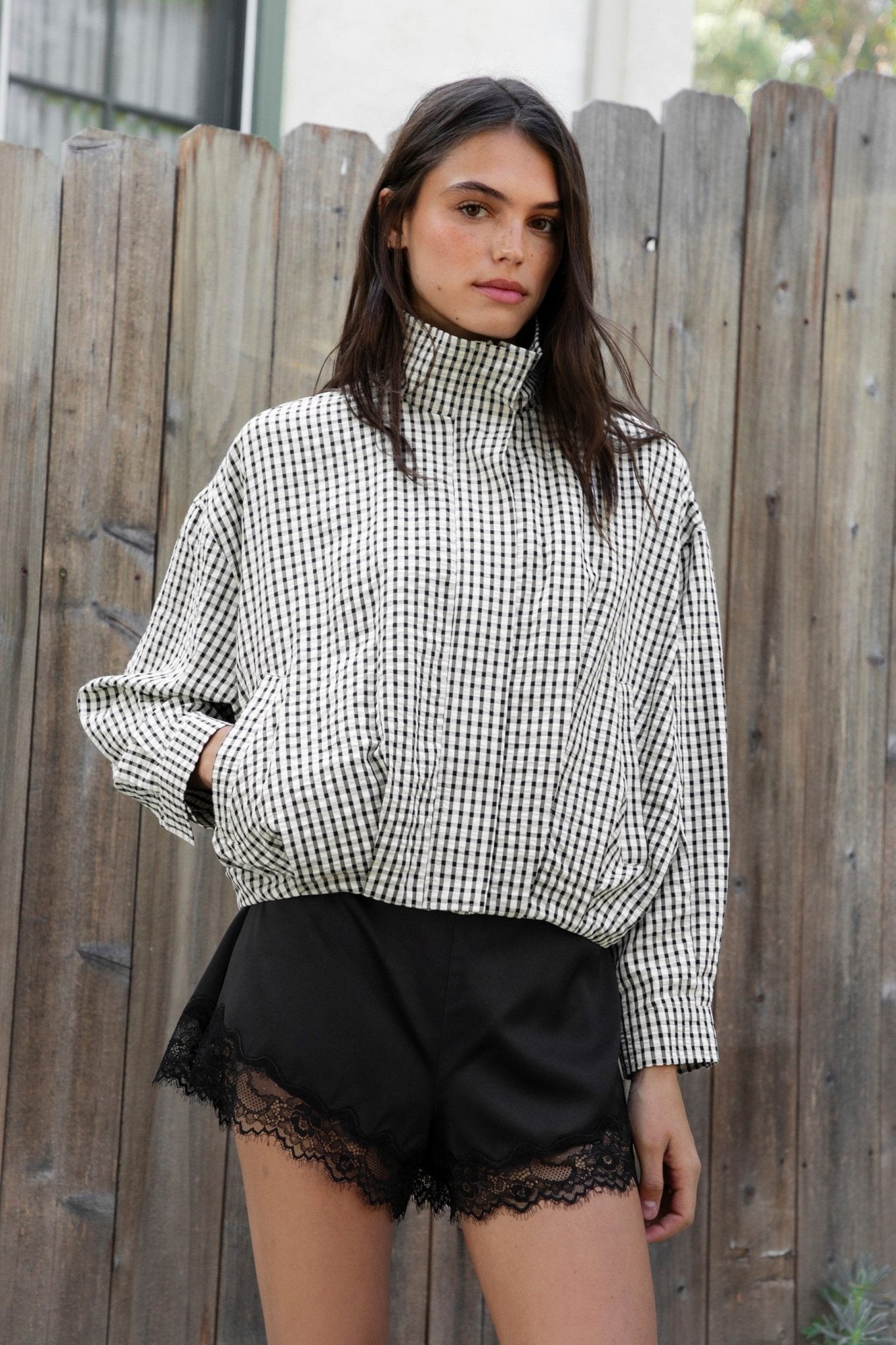 Keswick Gingham Bomber Jacket - Westly
