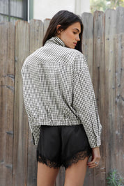 Keswick Gingham Bomber Jacket - Westly