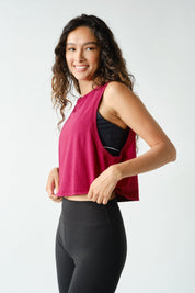 Kick Back Side-Knot Pima Cotton Tank - Westly