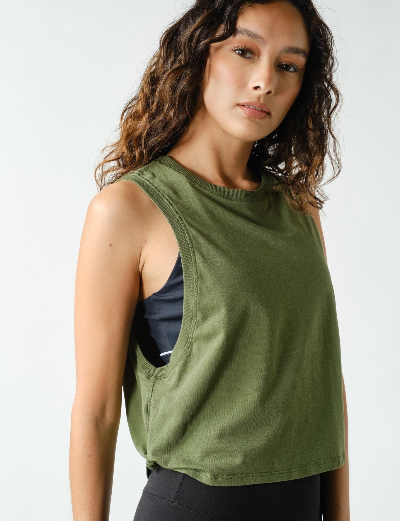 Kick Back Side-Knot Pima Cotton Tank - Westly