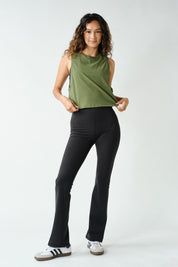 Kick Back Side-Knot Pima Cotton Tank - Westly