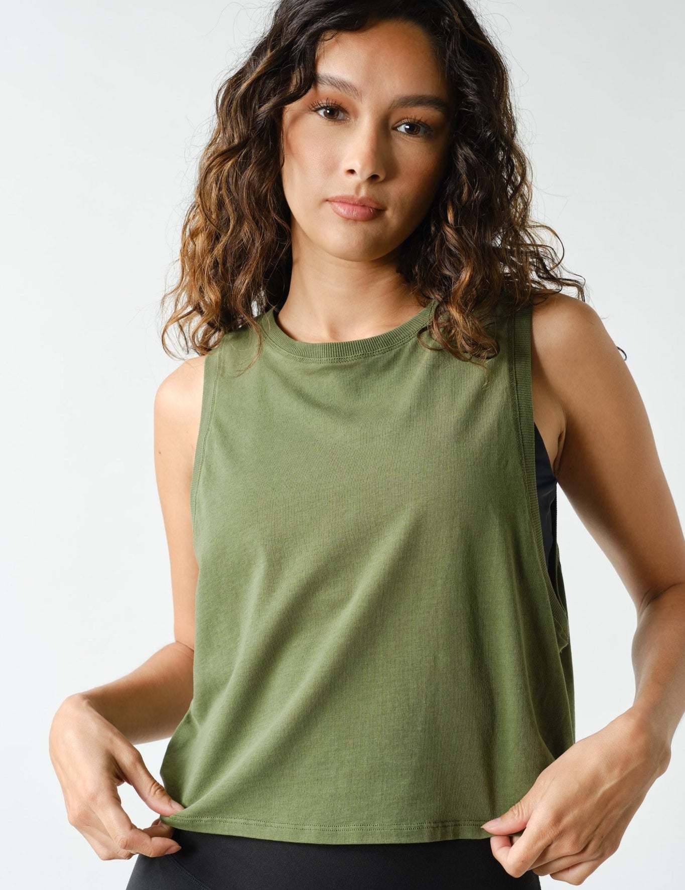 Kick Back Side-Knot Pima Cotton Tank - Westly