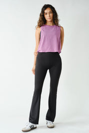 Kick Back Side-Knot Pima Cotton Tank - Westly