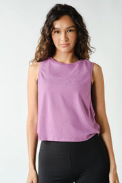 Kick Back Side-Knot Pima Cotton Tank - Westly