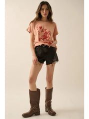 King of Hearts Vintage - Wash Graphic Tee - Westly