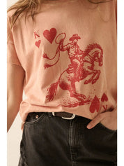 King of Hearts Vintage - Wash Graphic Tee - Westly