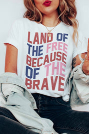 Land Of The Free Graphic Tee - Westly