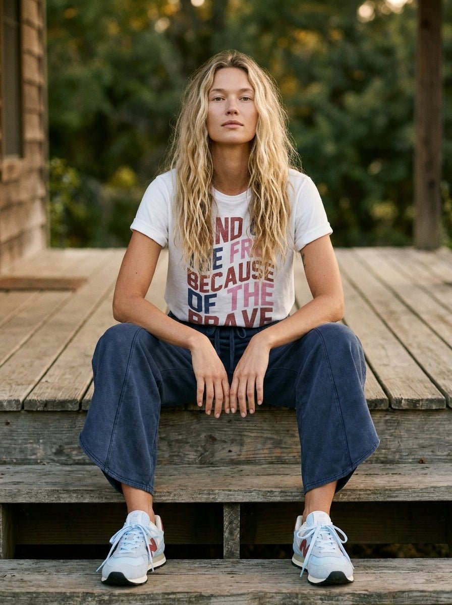 Land Of The Free Graphic Tee - Westly