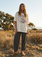 Land Of The Free Oversized Graphic Tee - Westly