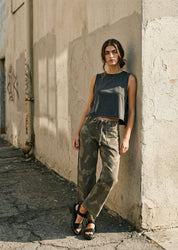 Landon Camouflage Pants with Belt - Westly