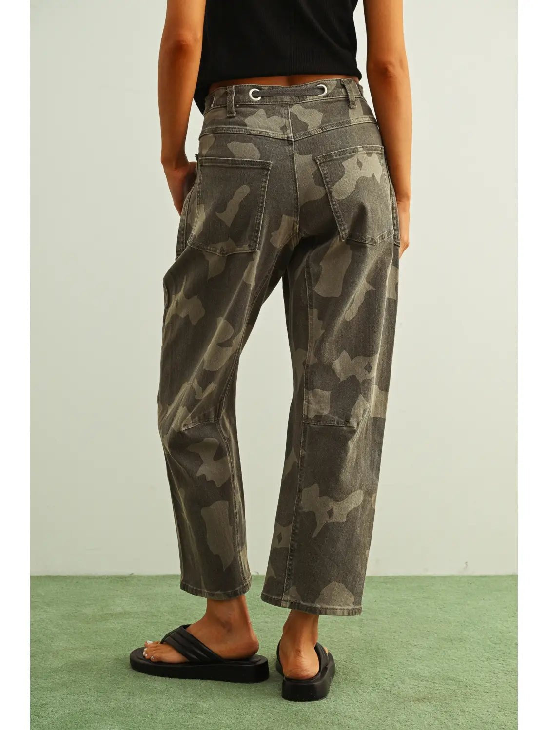 Landon Camouflage Pants with Belt - Westly