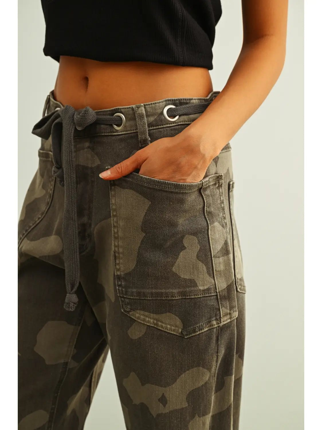 Landon Camouflage Pants with Belt - Westly