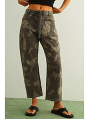 Landon Camouflage Pants with Belt - Westly