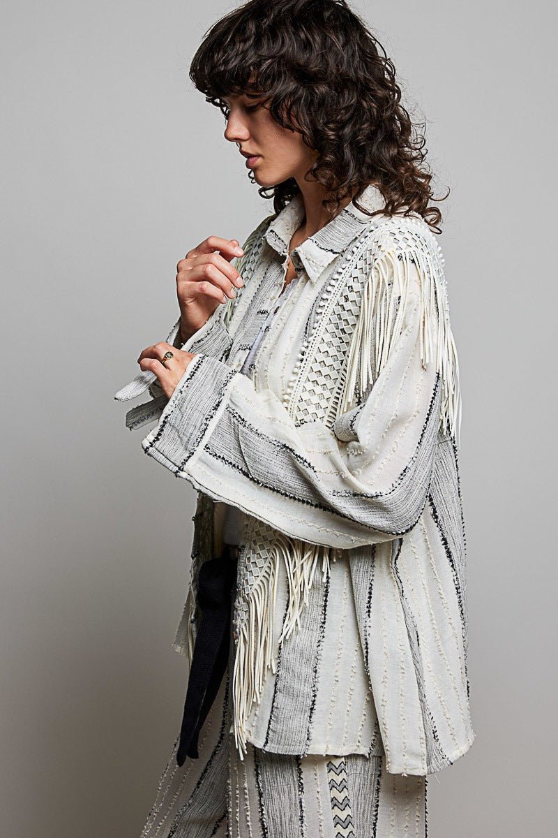 Laredo Fringe Shirt Jacket - Westly