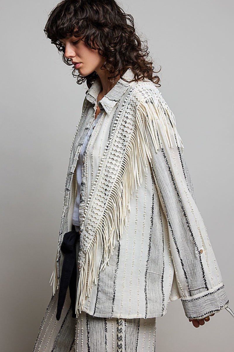 Laredo Fringe Shirt Jacket - Westly