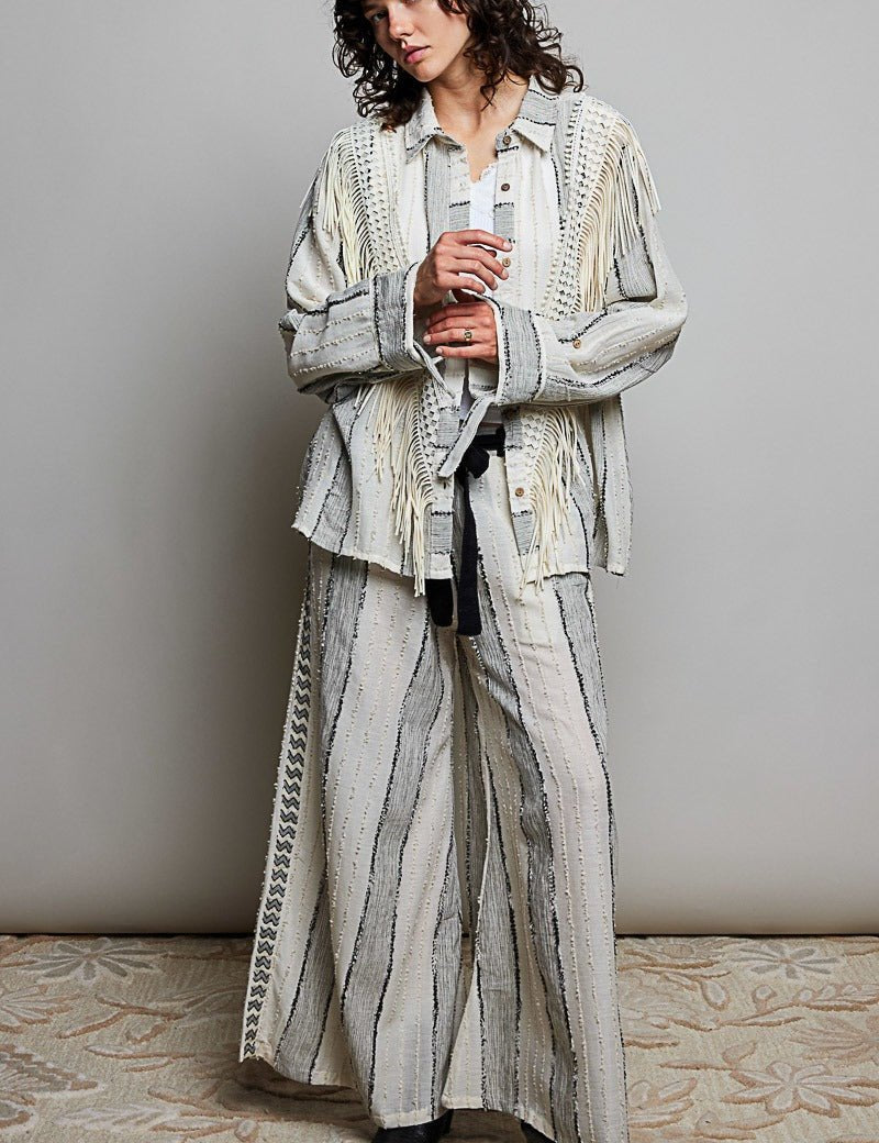Laredo Fringe Shirt Jacket - Westly