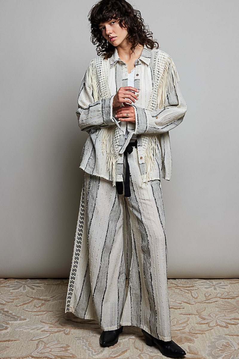 Laredo Fringe Shirt Jacket - Westly