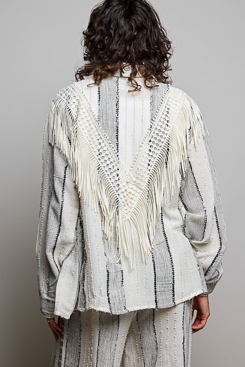 Laredo Fringe Shirt Jacket - Westly