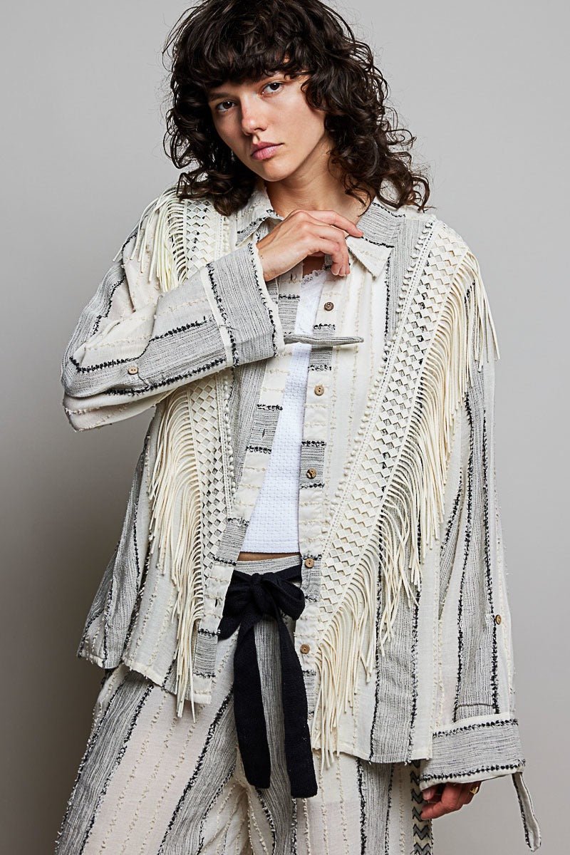 Laredo Fringe Shirt Jacket - Westly