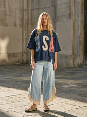 Larkin USA Oversized Top - Westly