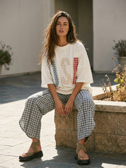 Larkin USA Oversized Top - Westly