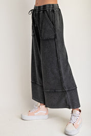 Laurel Mineral Washed Palazzo Pants - Westly