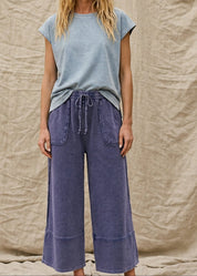 Laurel Mineral Washed Palazzo Pants - Westly