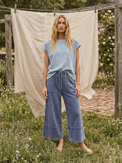Laurel Mineral Washed Palazzo Pants - Westly