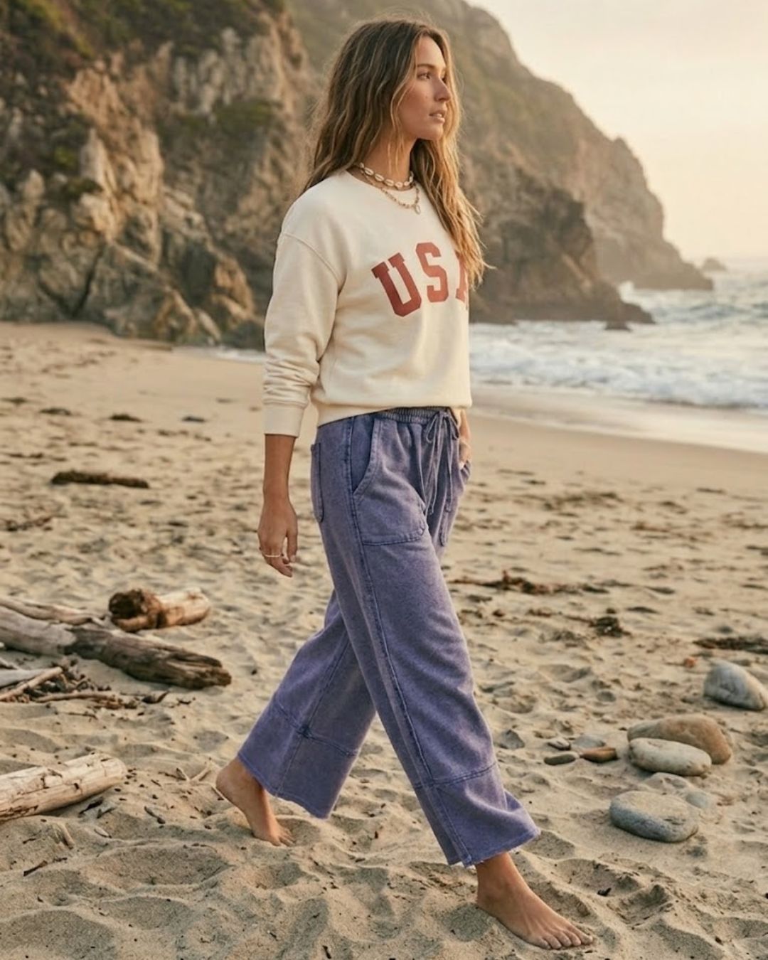 Laurel Mineral Washed Palazzo Pants - Westly