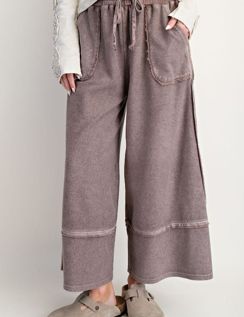 Laurel Mineral Washed Palazzo Pants - Westly