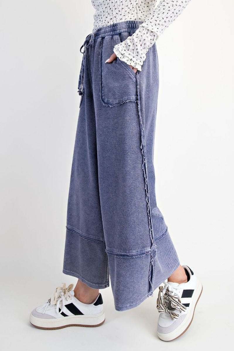 Laurel Mineral Washed Palazzo Pants - Westly