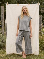 Laurel Mineral Washed Palazzo Pants - Westly