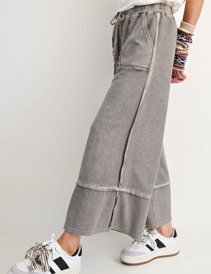 Laurel Mineral Washed Palazzo Pants - Westly