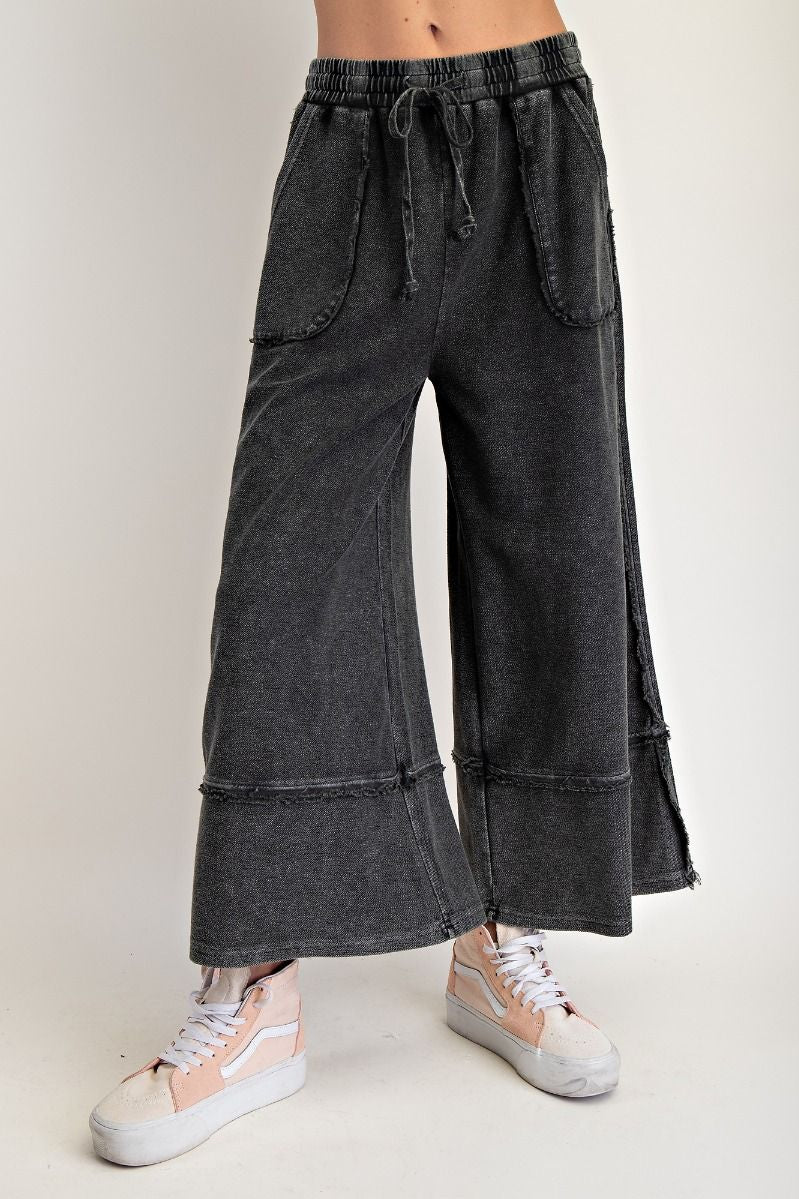 Laurel Mineral Washed Palazzo Pants - Westly